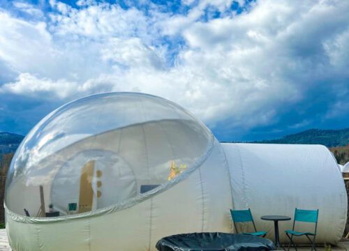 Pucón - Glamping Open Sky - 1 cama 2 plazas - Burbuja Deluxe