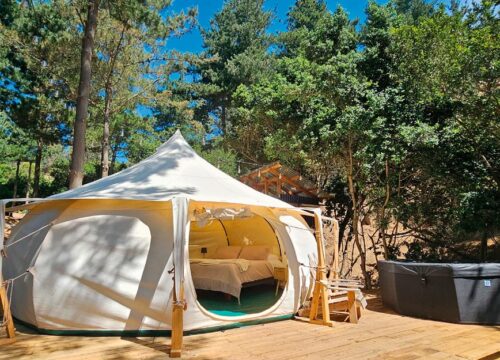 Matanzas - Glamping Matanzas - 1 cama King, 1 cama nido - Carpa Molle