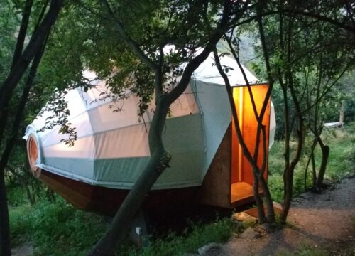 La Campana - Glamping Biosfera Lodge - 1 cama 2 plazas, 2 camas de 1 plaza - Domo Lilén